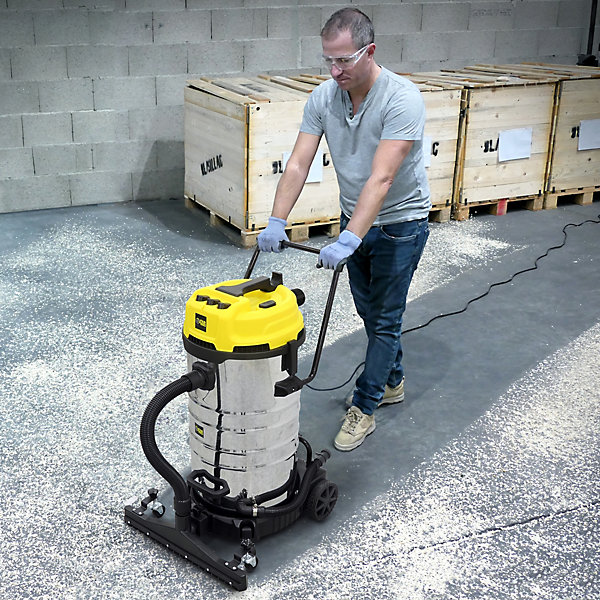 Aspirateur eaux&poussières 3 moteurs 3600W 70L