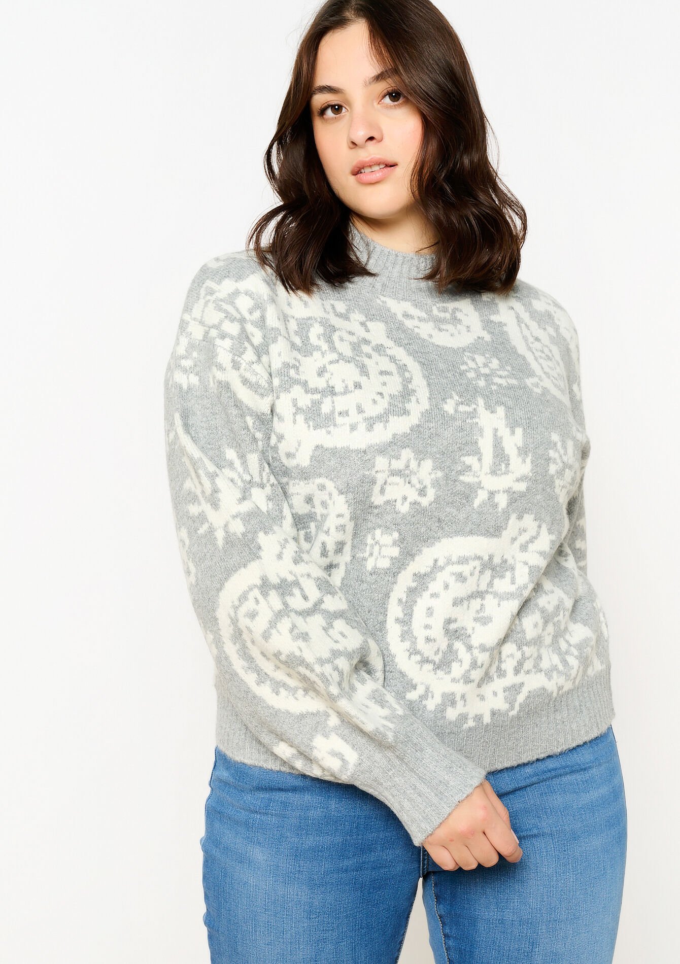 Trui met paisleyprint