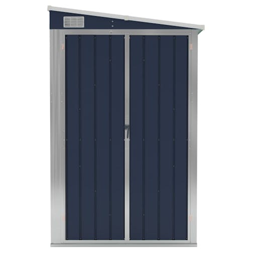 NNEVL Wall-mounted Garden Shed Anthracite 118x288x178 cm Steel