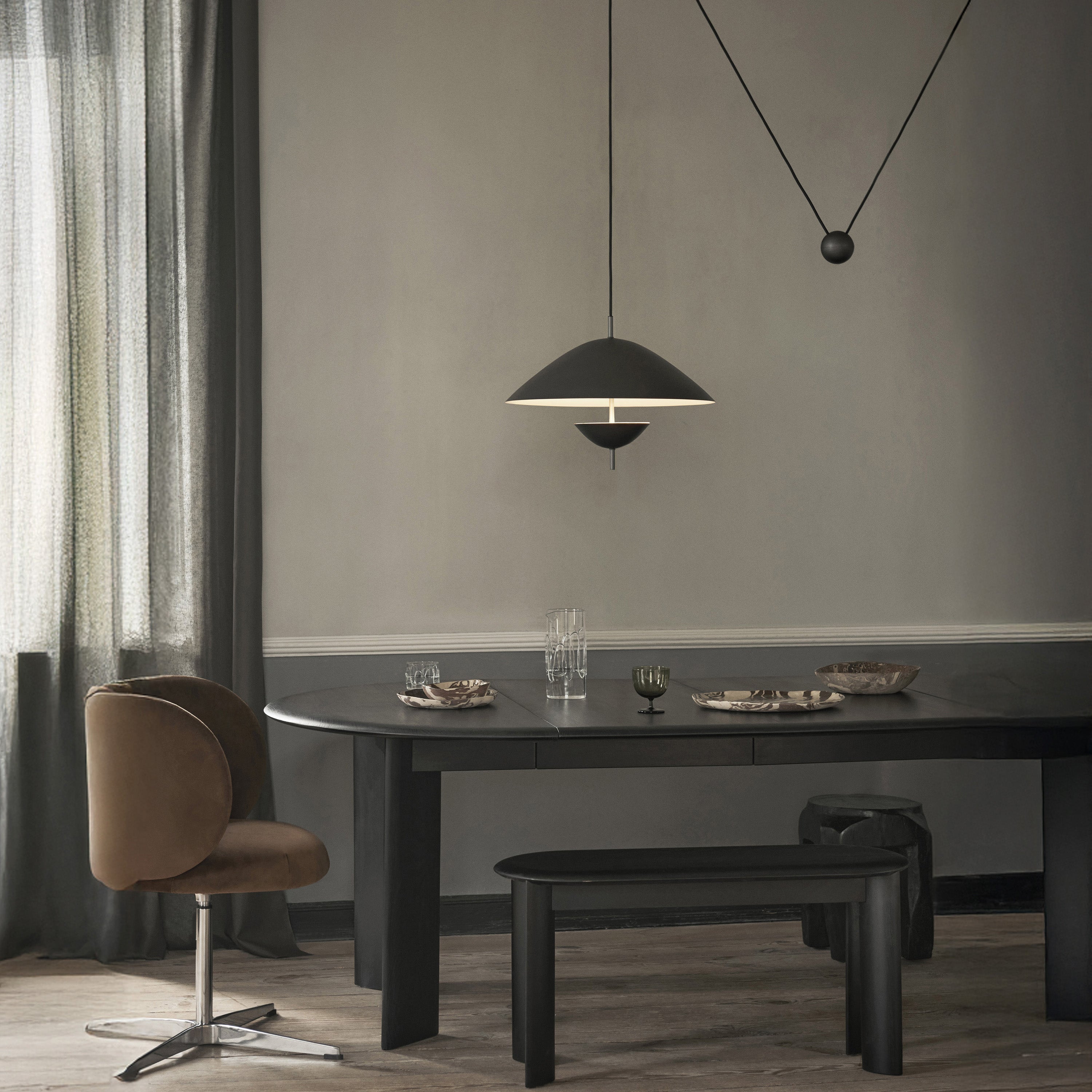 Ferm Living Lod Pendant Hanglamp - Zwart