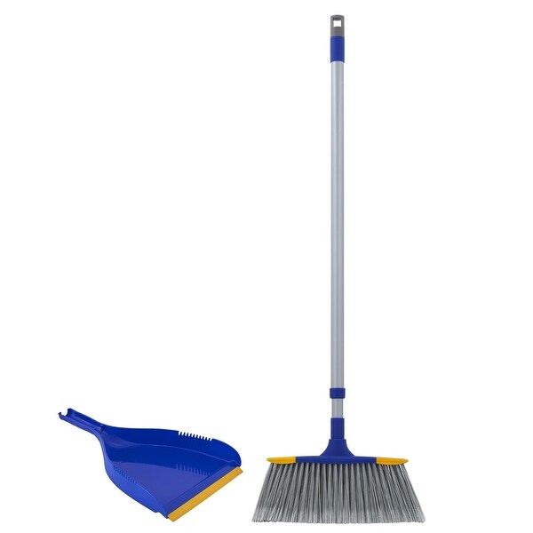 Slim Telescopic Broom, Blue