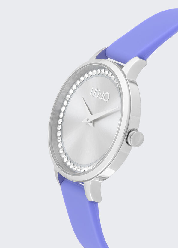 Orologio in silicone con brill
