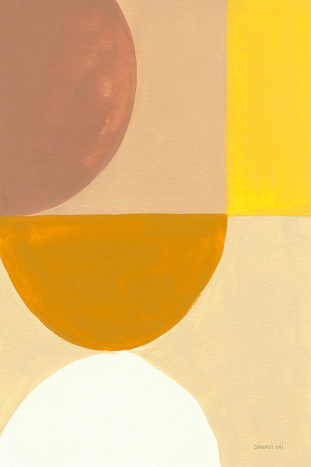 - Tableau Soleil retro 50's imprimé sur toile 60x90cm