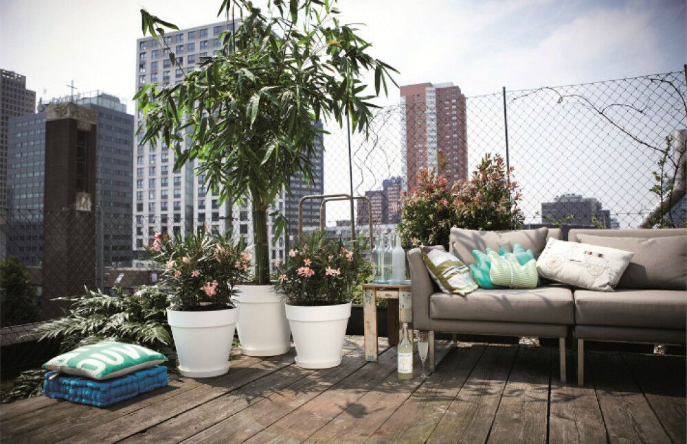 UTEPOTTE ELHO LOFT URBAN RUND 60CM ANTRASITT