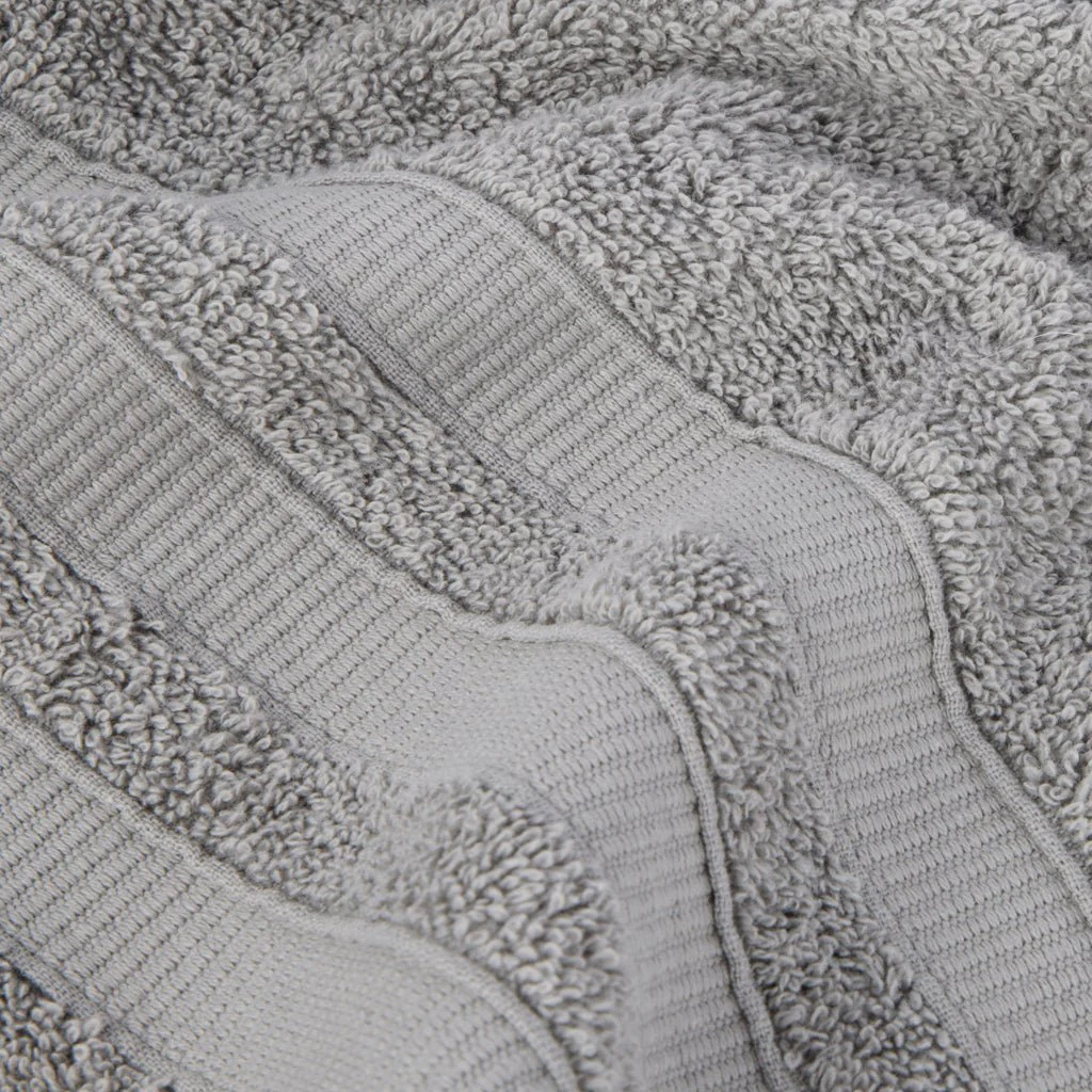 Conjunto Toalhetes de Algodão Cinza 4EVERYDAY