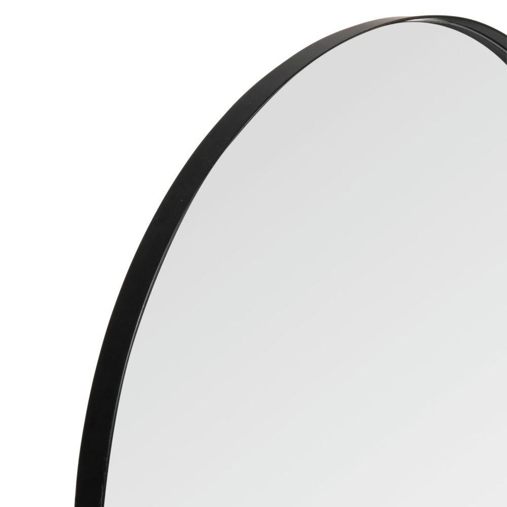 APAJA - Miroirs organiques en métal noir (x3) 43x39