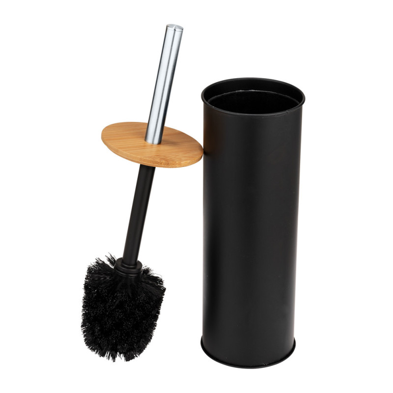 Brosse de toilette Tortona noir WENKO