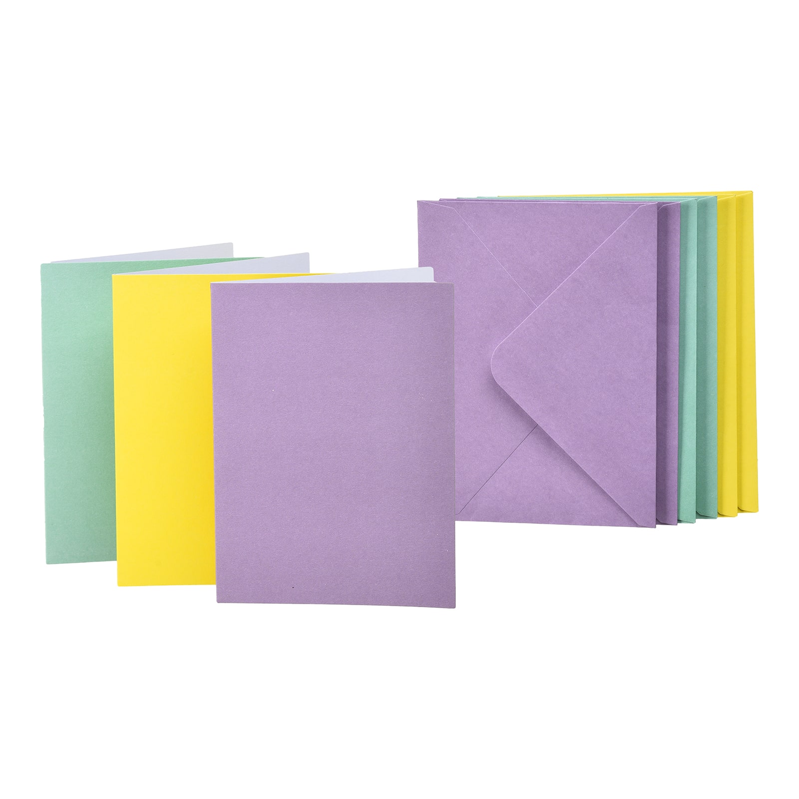 Klappkarten-Set Bunt,L 175 x B 110 mm, 12 -tlg.