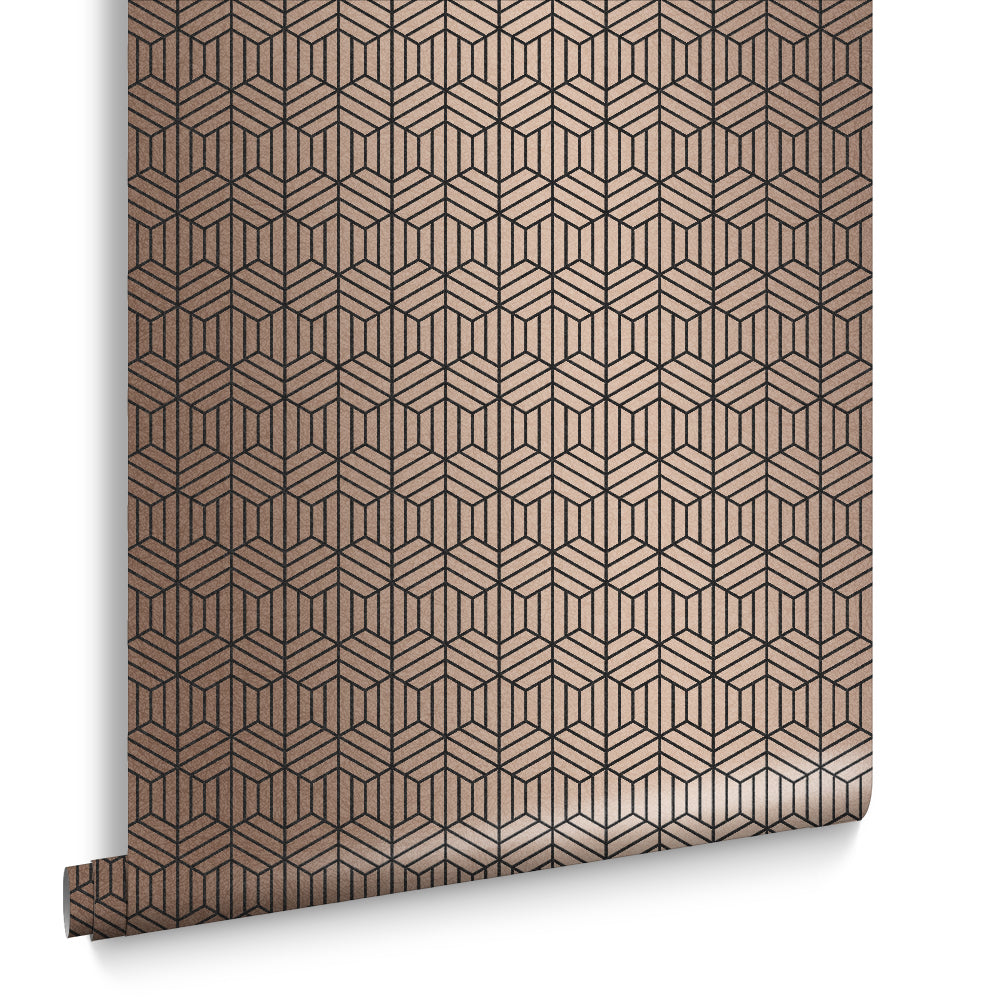 Graham & Brown Vliesbehang - Echo Rose Gold - 10mx52cm