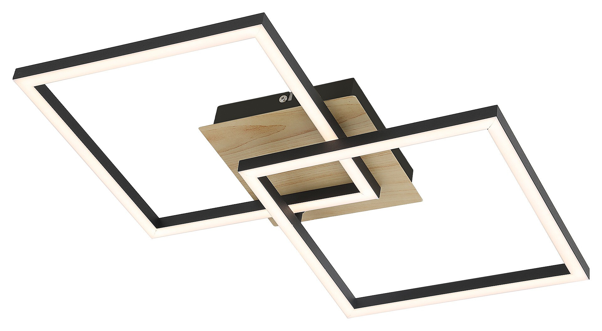 Lampa sufitowa Ashton czarna matowa-biała LED 1x24W 3000K 1600lm Rabalux