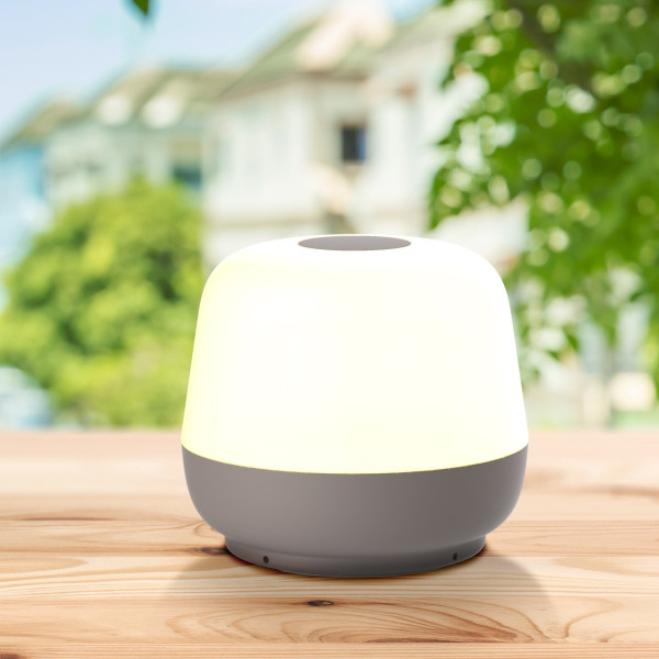 Lampa stołowa akumulatorowa SAMBA biała LED 1.2W wys:8,2cm Polux