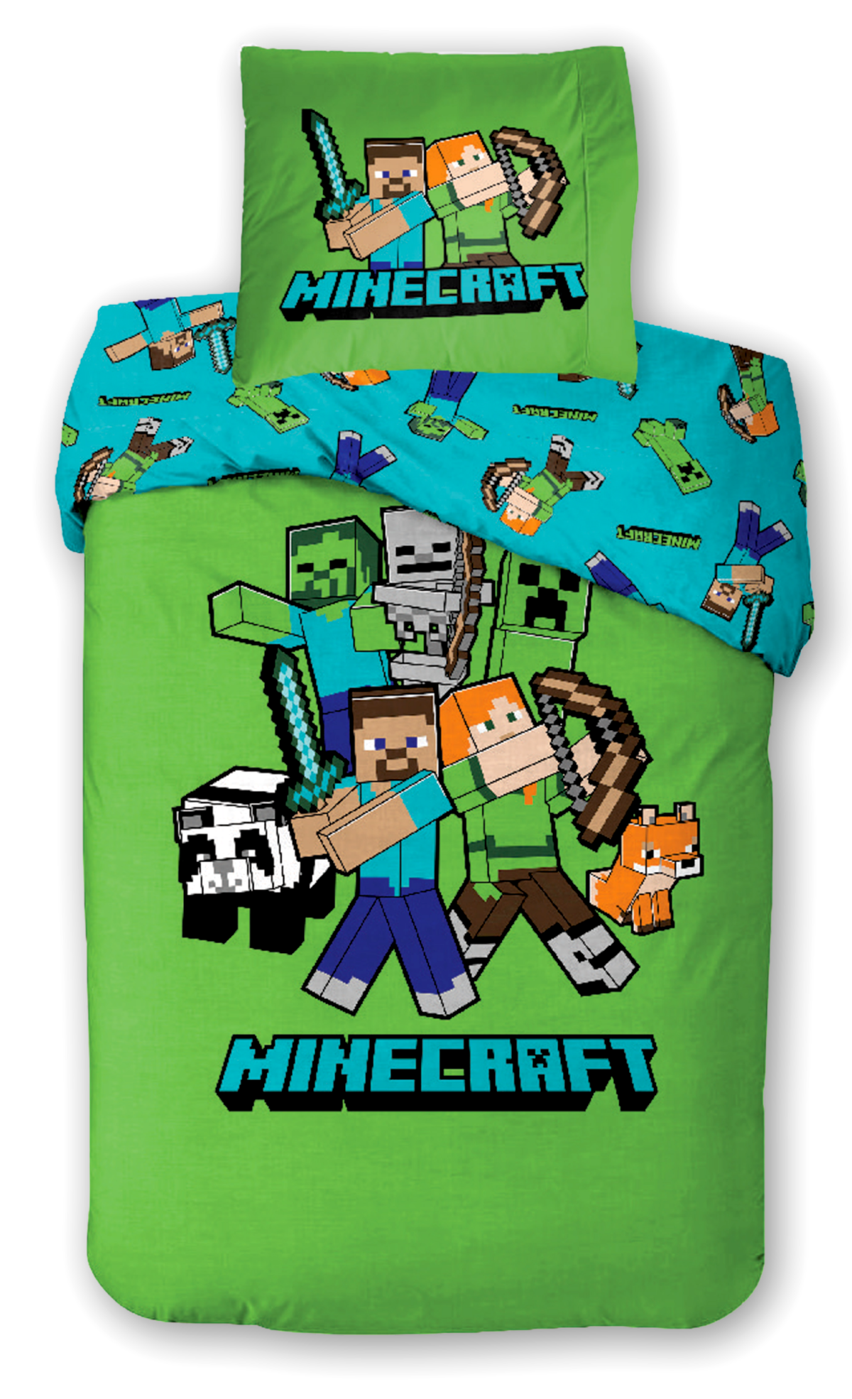 Pościel licencyjna Minecraft 140x200 BrandMac