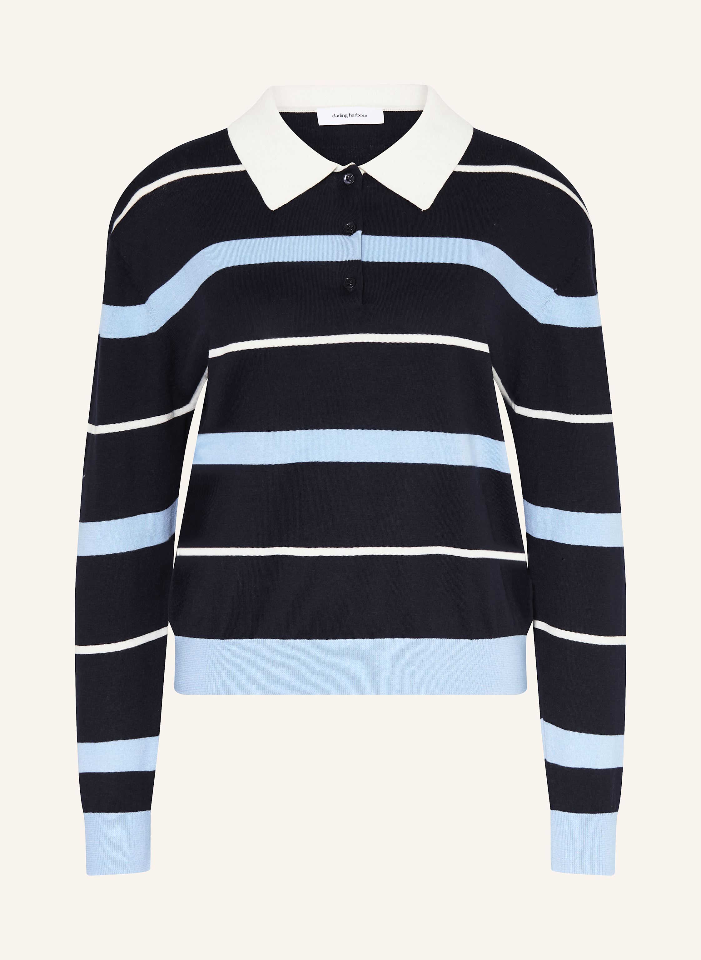 darling harbour Strick-Poloshirt