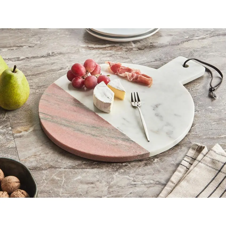 ACHARNES - Dienblad - Wit - Marmer