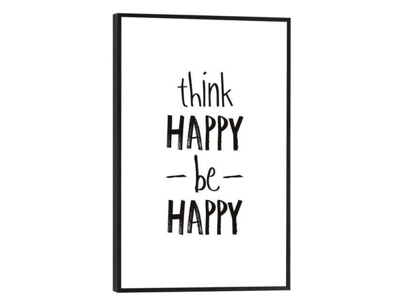 Bild Slim Frame Black think happy
