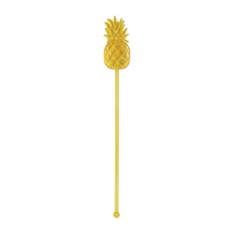 Cocktail roerstaafjes- ananas - set van 12