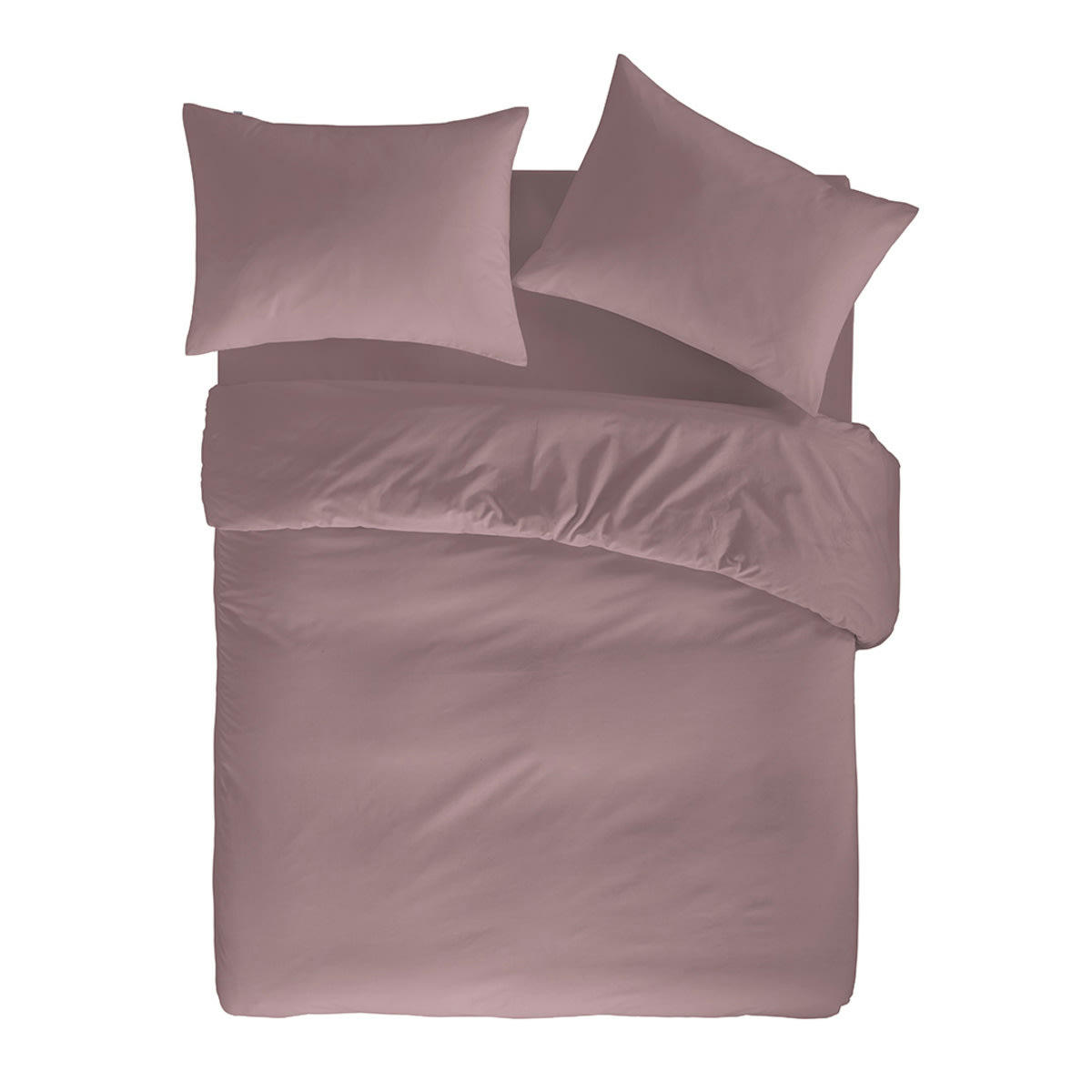 PURE HDC - Housse de couette en coton mauve 240x220 cm