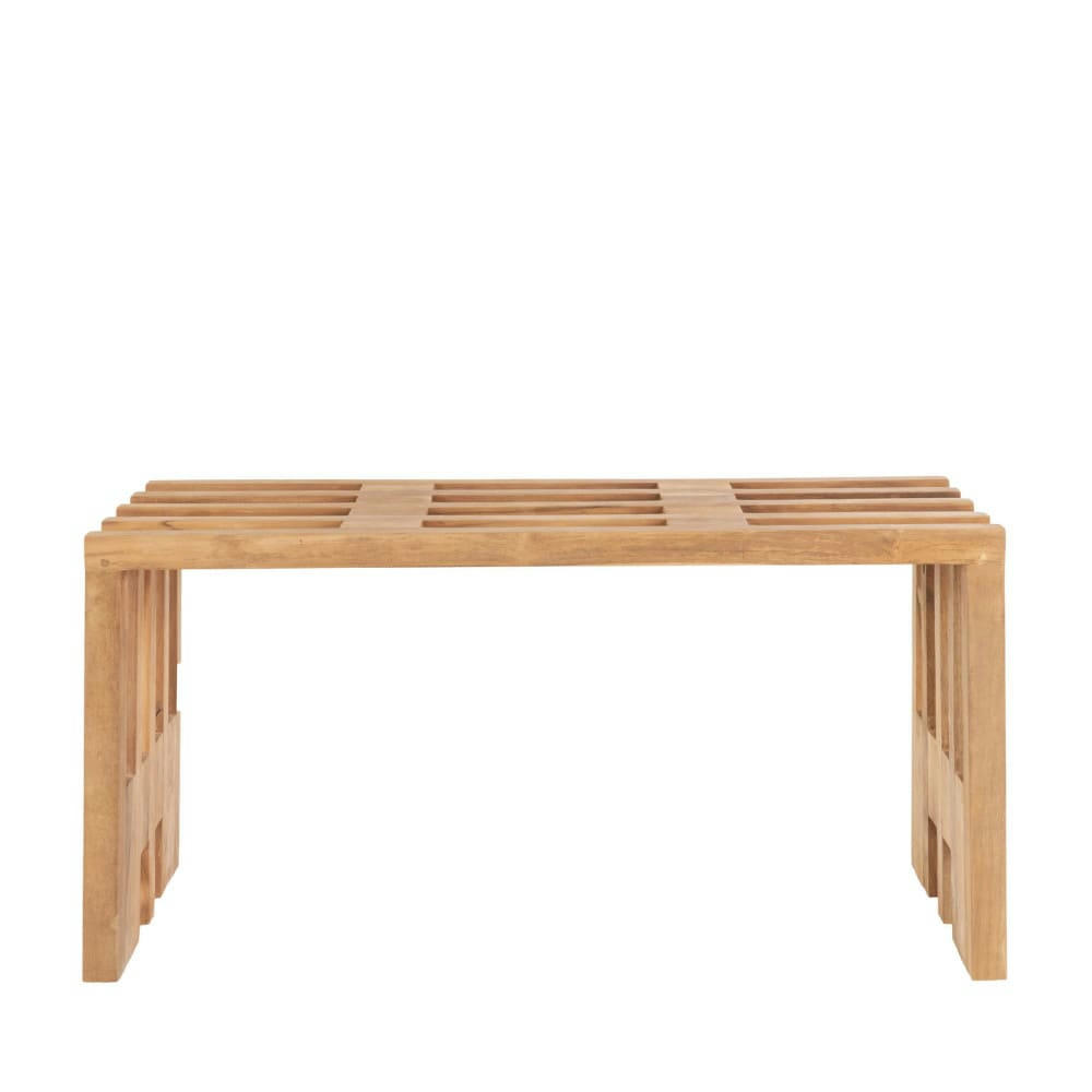 BENIDORM - Banc en teck L90cm naturel