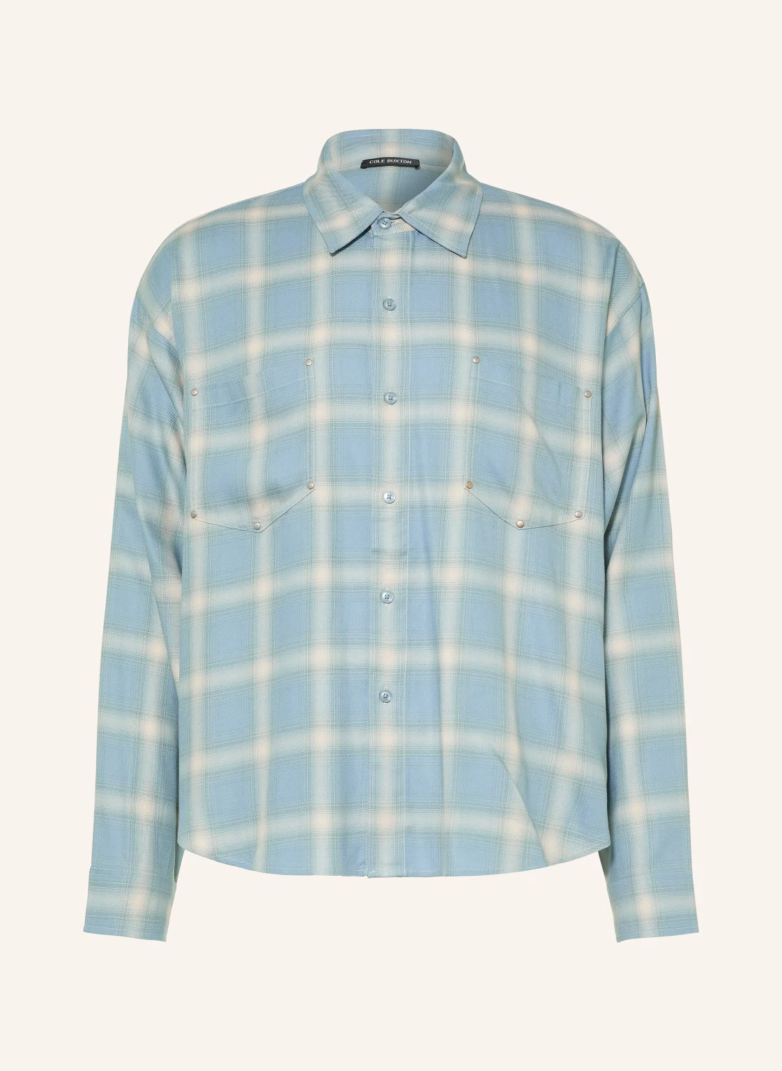 COLE BUXTON Hemd Comfort Fit mit Nieten