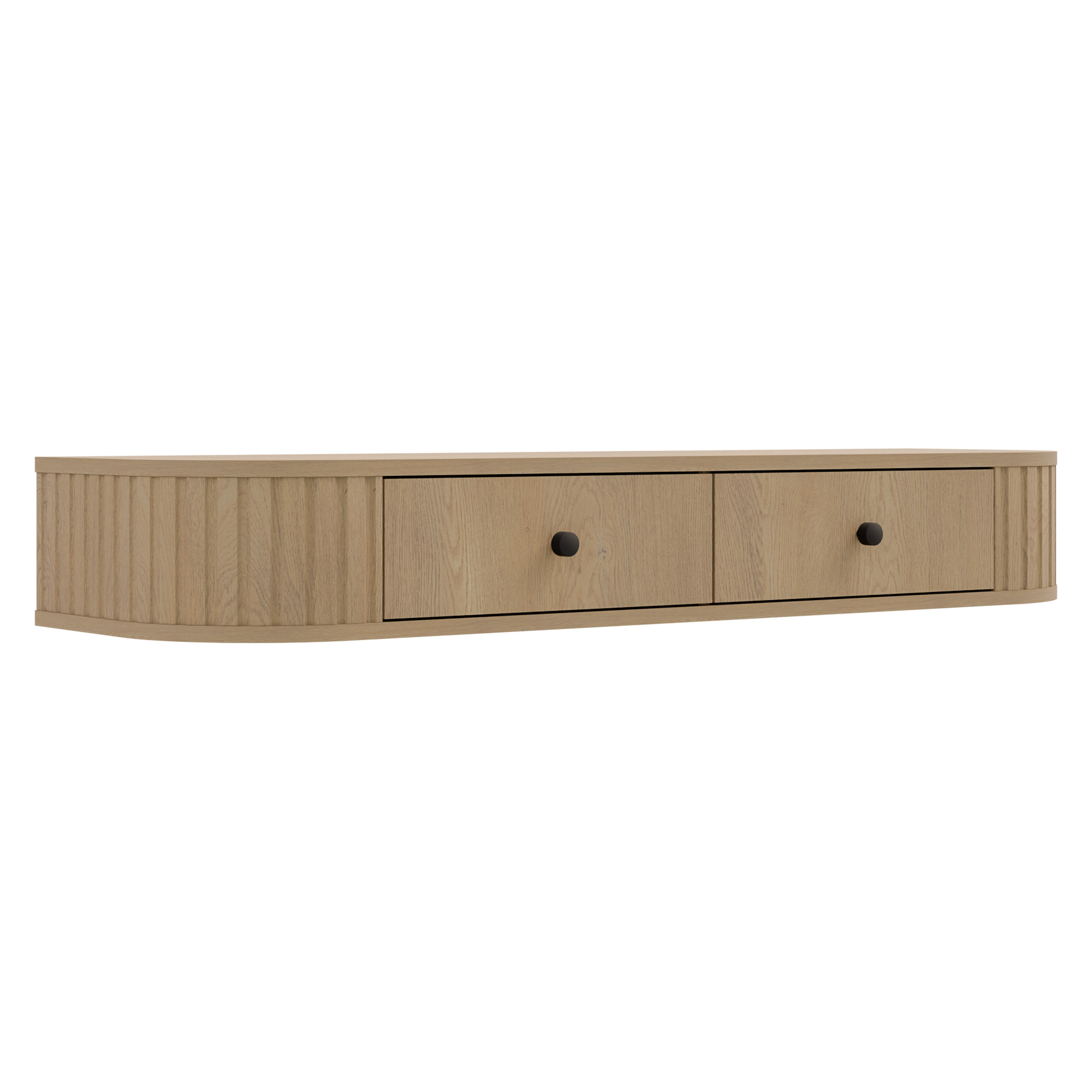 Toaletka wisząca 123 cm OVENTO dąb cremona