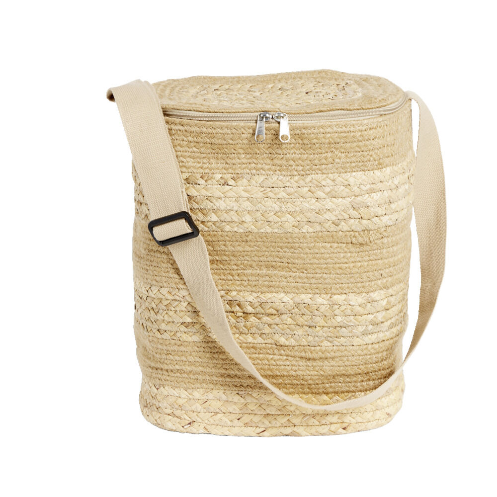 Sac fraÎcheur 14L jute et coton beige 26x20x34cm