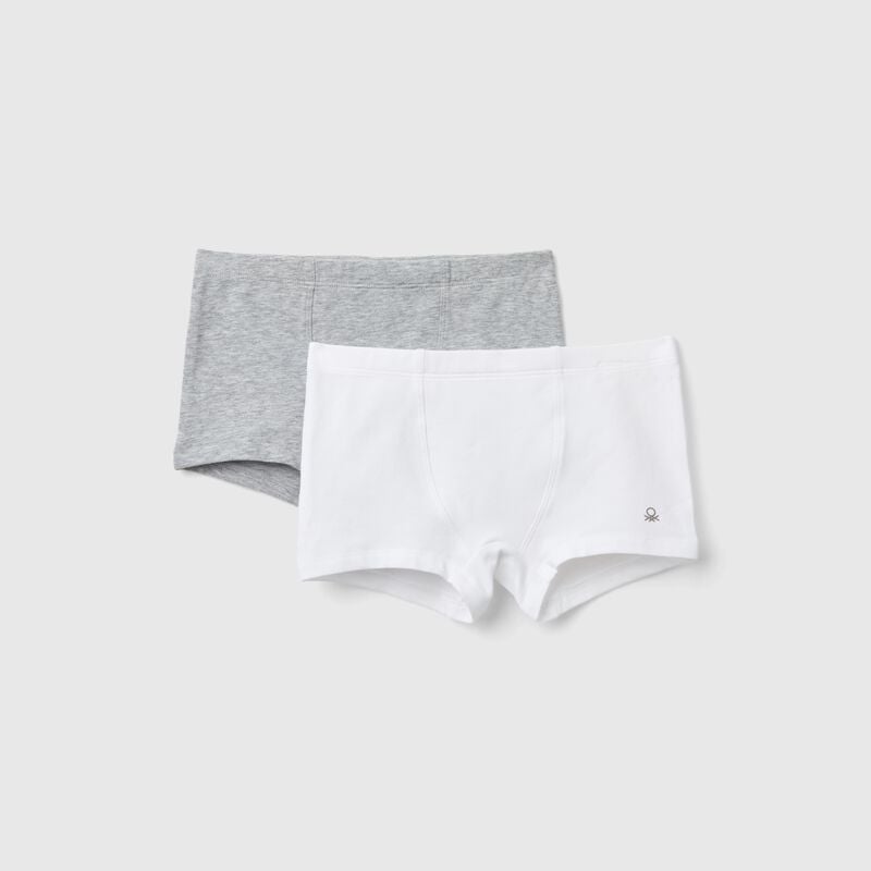 Two boxers in stretch cotton