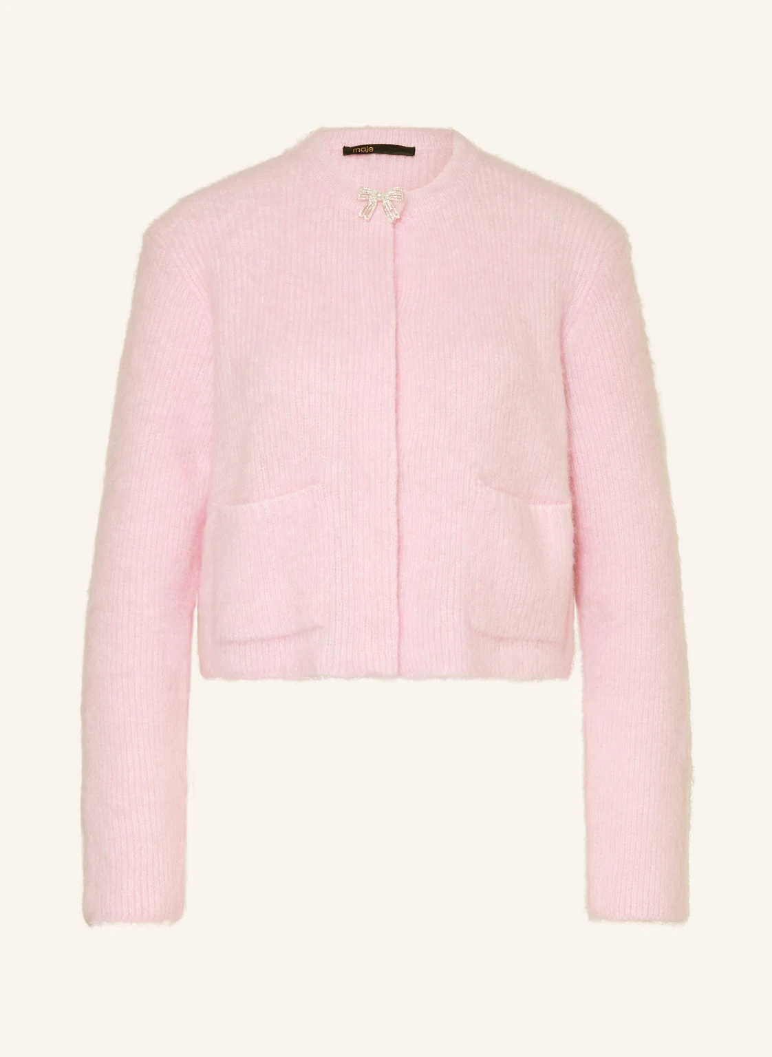 maje Strickjacke mit Alpaka