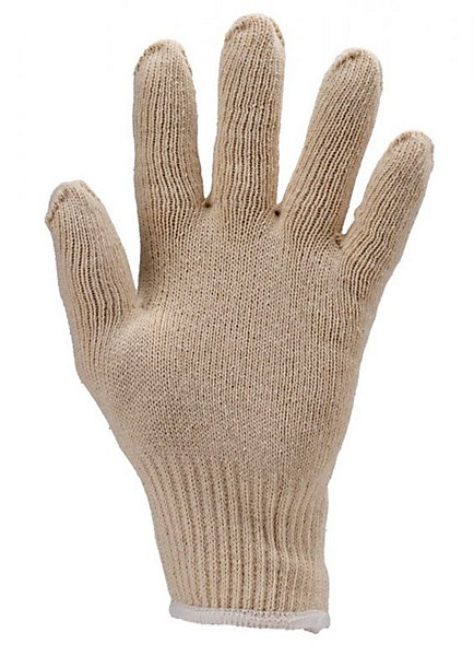 Gant de travail tricot EUROLITE EUROTECHNIQUE coton léger écru T10 - COVERGUARD - 4305