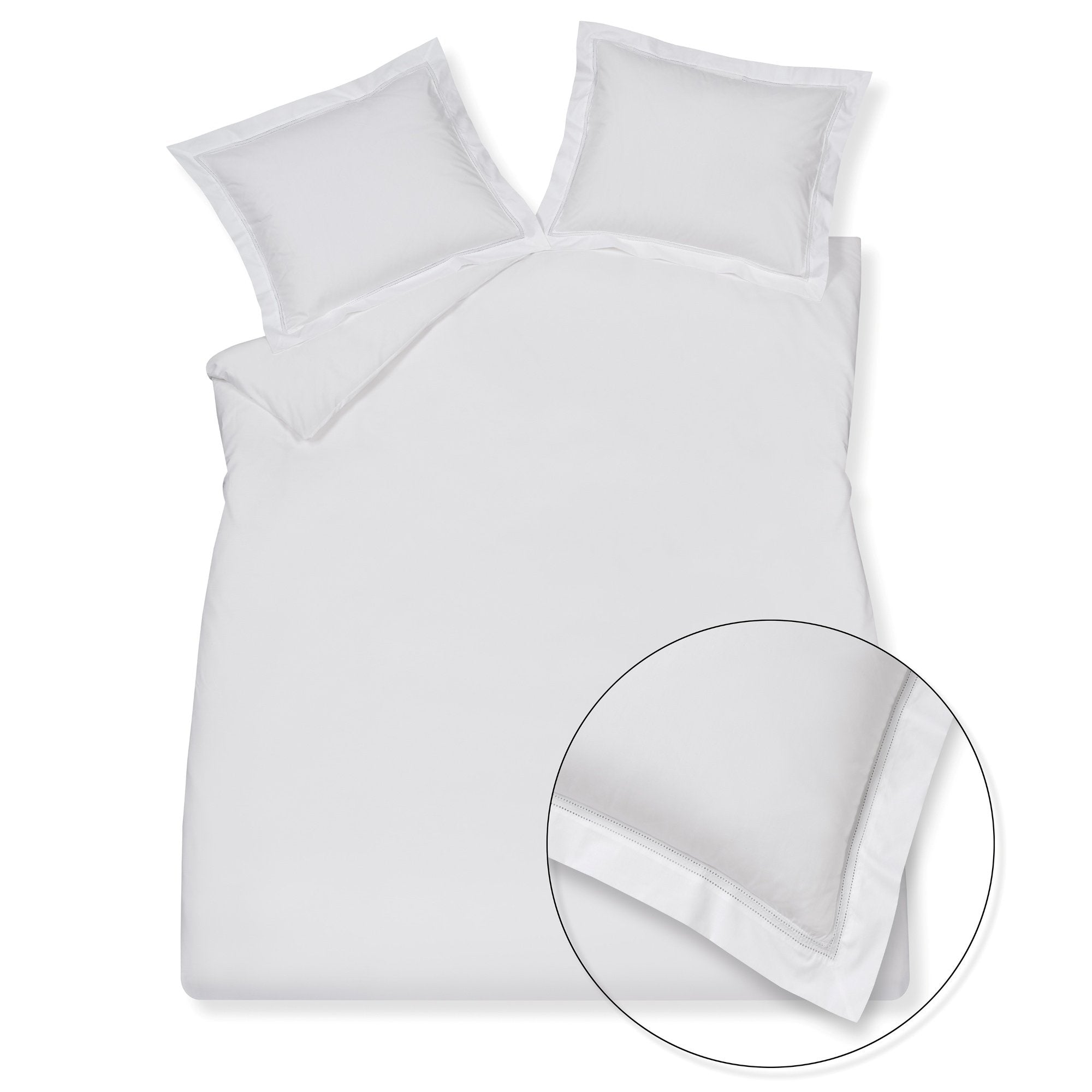 Purity Ravello Dekbedovertrek   200 x 200 220 cm   Wit   Katoen