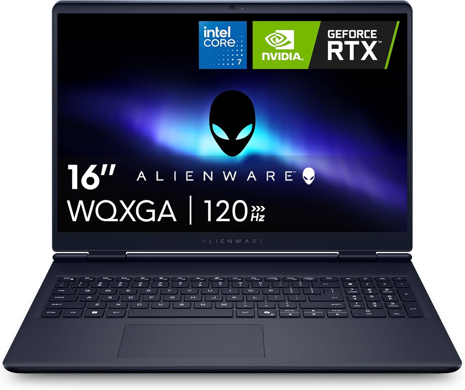 Alienware 16 Aurora Gaming Laptop AC16250-16 WQXGA 120Hz Display  Intel Core 7-240H Processor  16GB DDR5 RAM  1TB SSD  NVIDIA GeForce RTX 5050 8GB Graphics  Windows 11 Home  Onsite Service - Blue