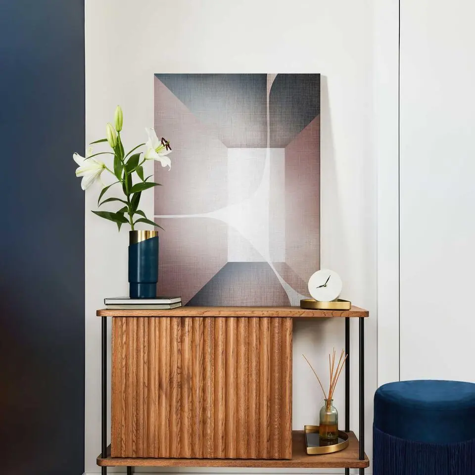 Schilderij Diepte I - 70 x 50 - Bruin