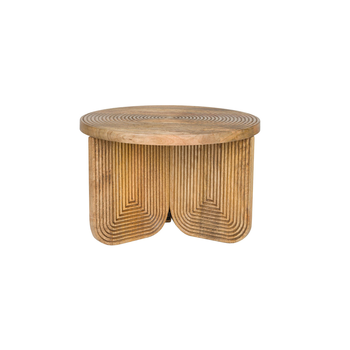 Housecraft Living Maeze Salontafel Rond 60 cm Hout - Bruin