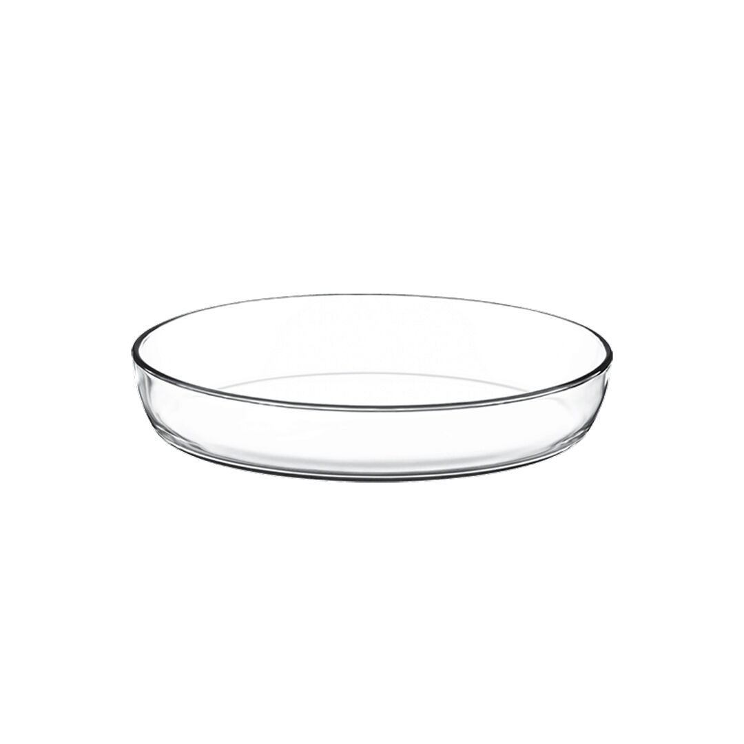 Tabuleiro oval em vidro 35cm