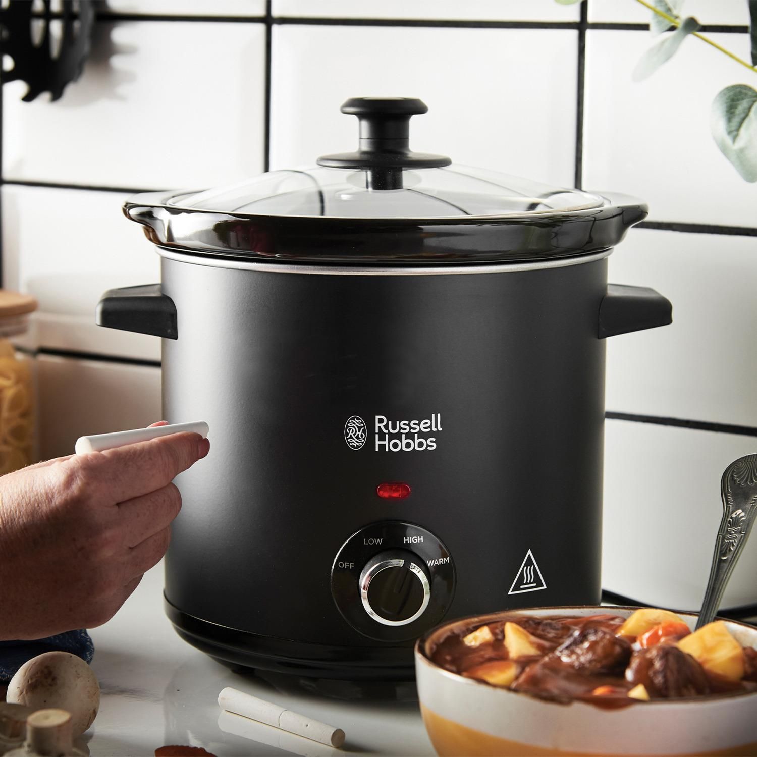 Russell Hobbs Slow Cooker, 3.5 L, Chalkboard, 24180