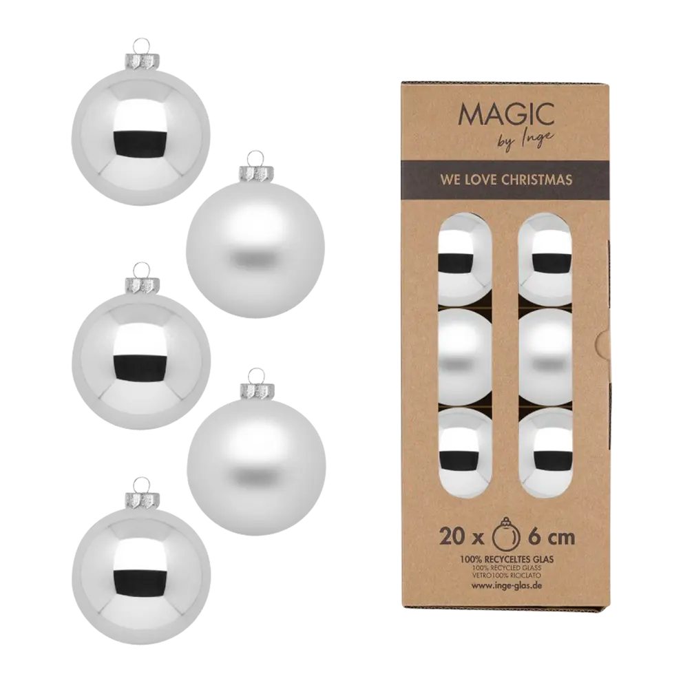 Weihnachtskugel-Set 20-teilig Magic