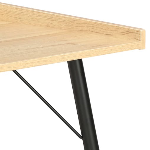 NNEVL Desk Oak 90x50x79 cm