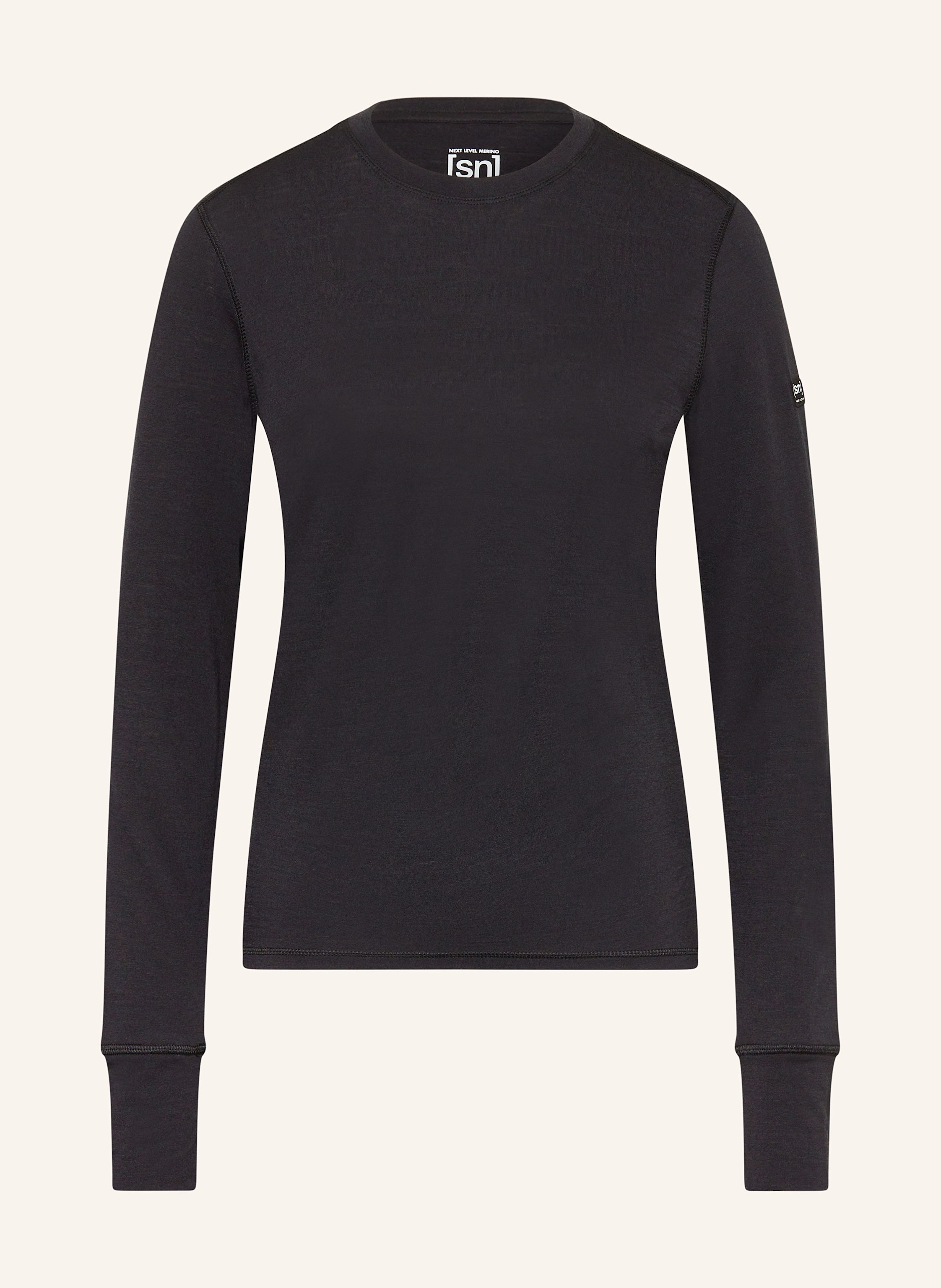 super.natural Longsleeve TUNDRA 175 LS mit Merinowolle