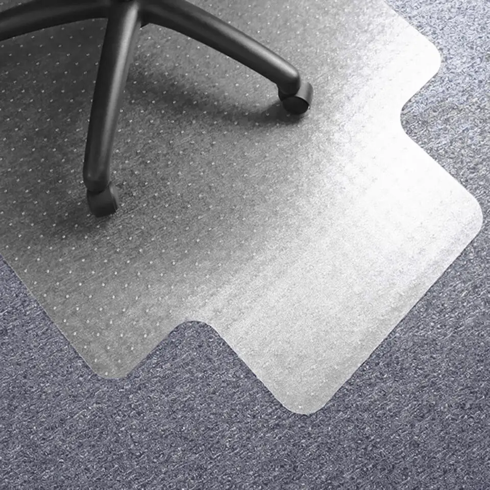 Vloerbeschermer met uitsparing - Antistatisch PVC - Tapijt - 90x120 cm