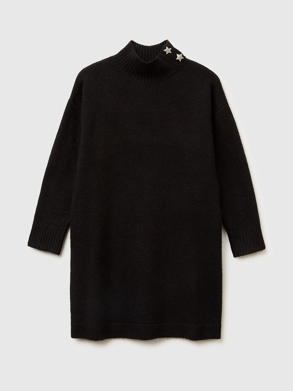 Turtleneck knit dress