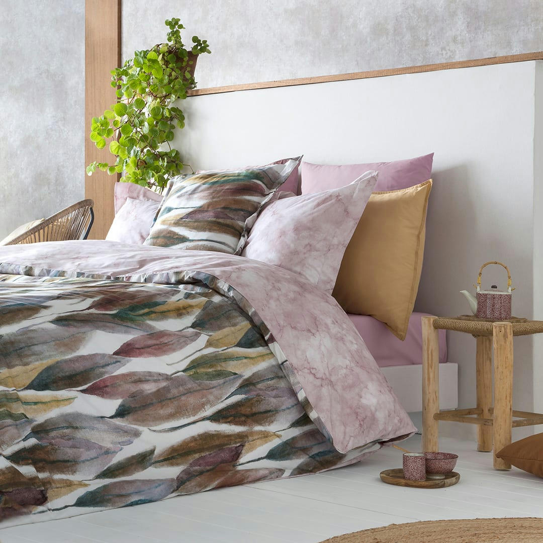 NEIT HDC - Housse de couette réversible en percale de coton 240x220cm multi