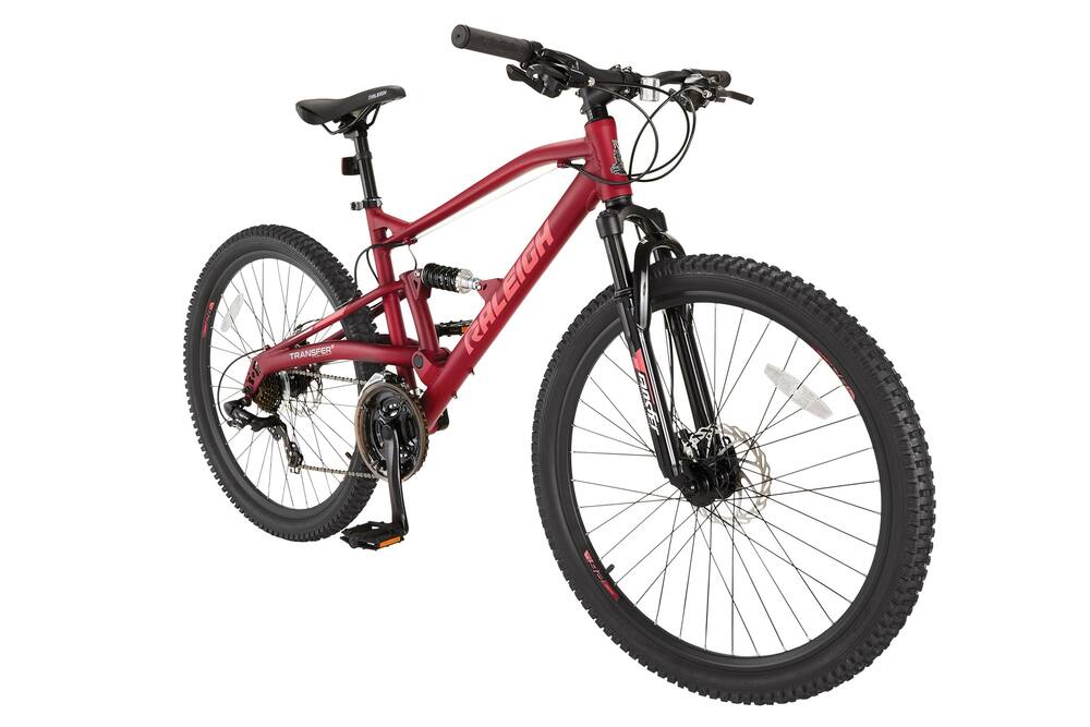 Raleigh Tracker Dual-Suspension Mountain Bike,  26-in, Plum