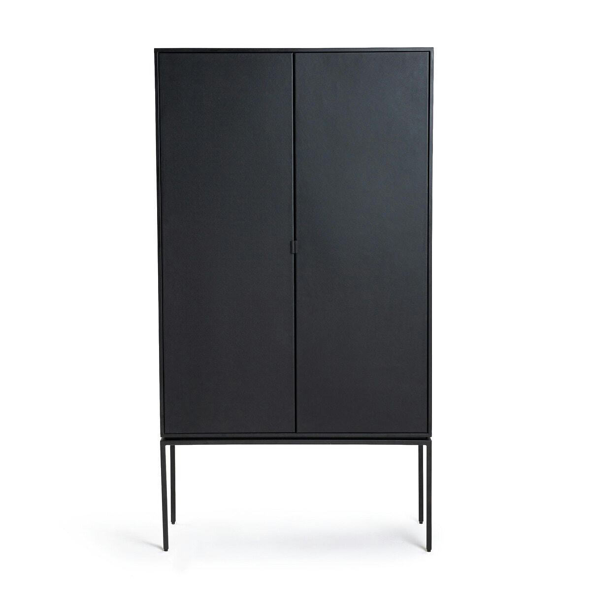 Armoire métal et cuir, 2 portes Réalto