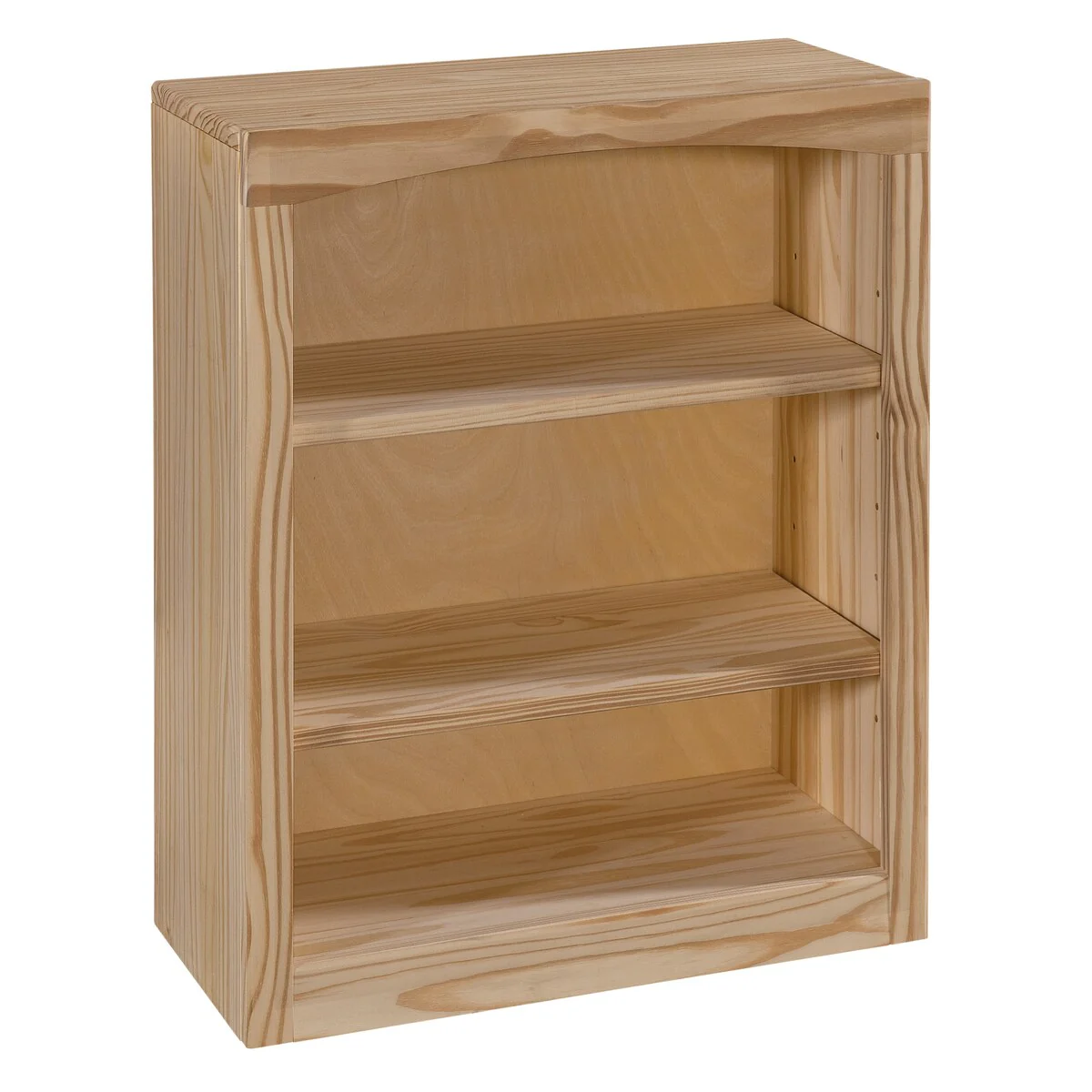 Arch+Haven Unfinished Solid Pine Bookcase