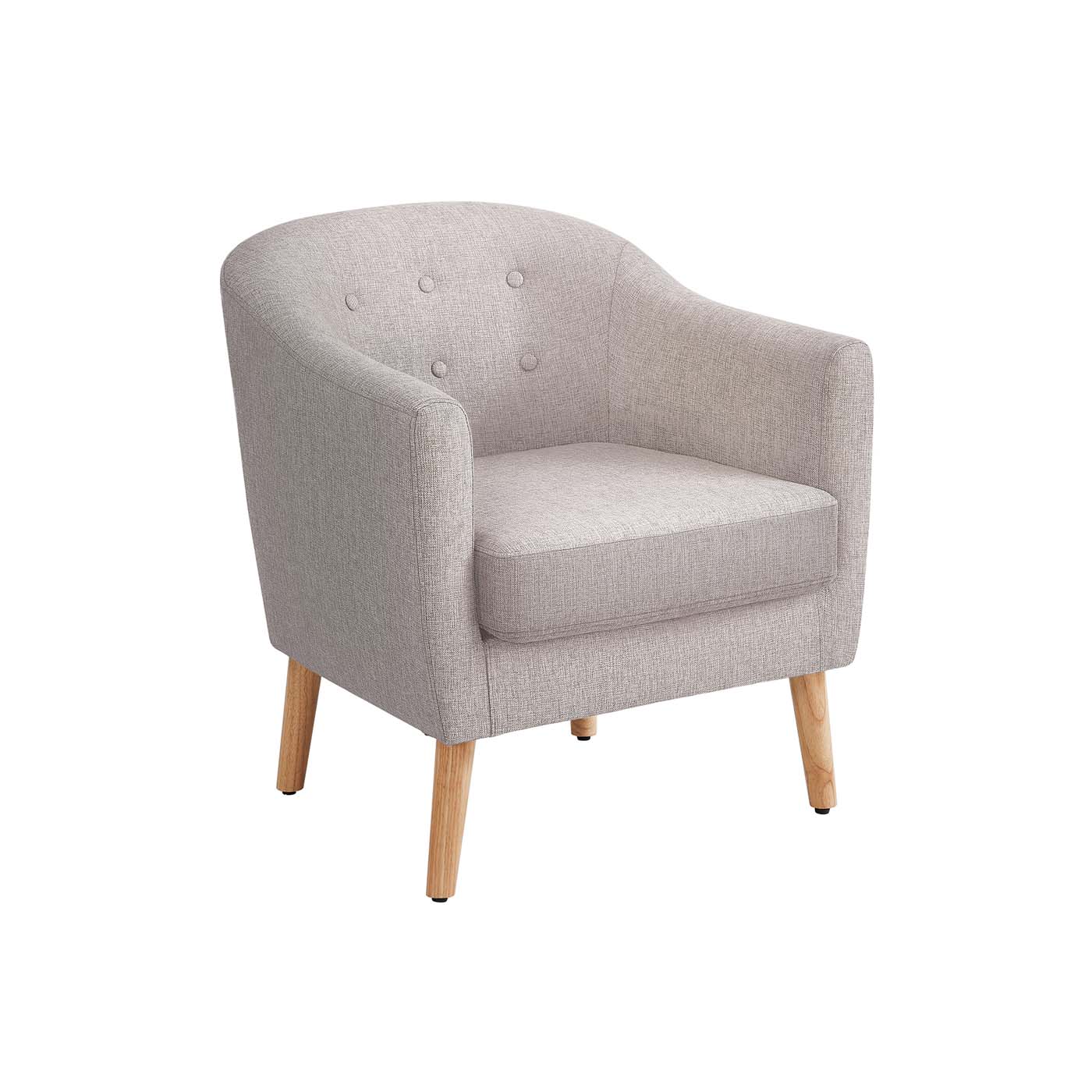 Accent Fabric Tub with Upholstered Cushion
