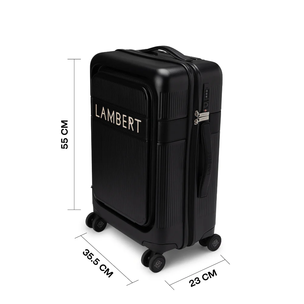 The Bali - Black Carry-On Suitcase