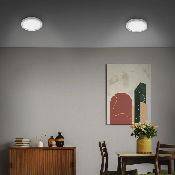 LED-Aufbauleuchte »FIRE DRIP«, ∅: 30 cm, Höhe: 3,2 cm, 21 W