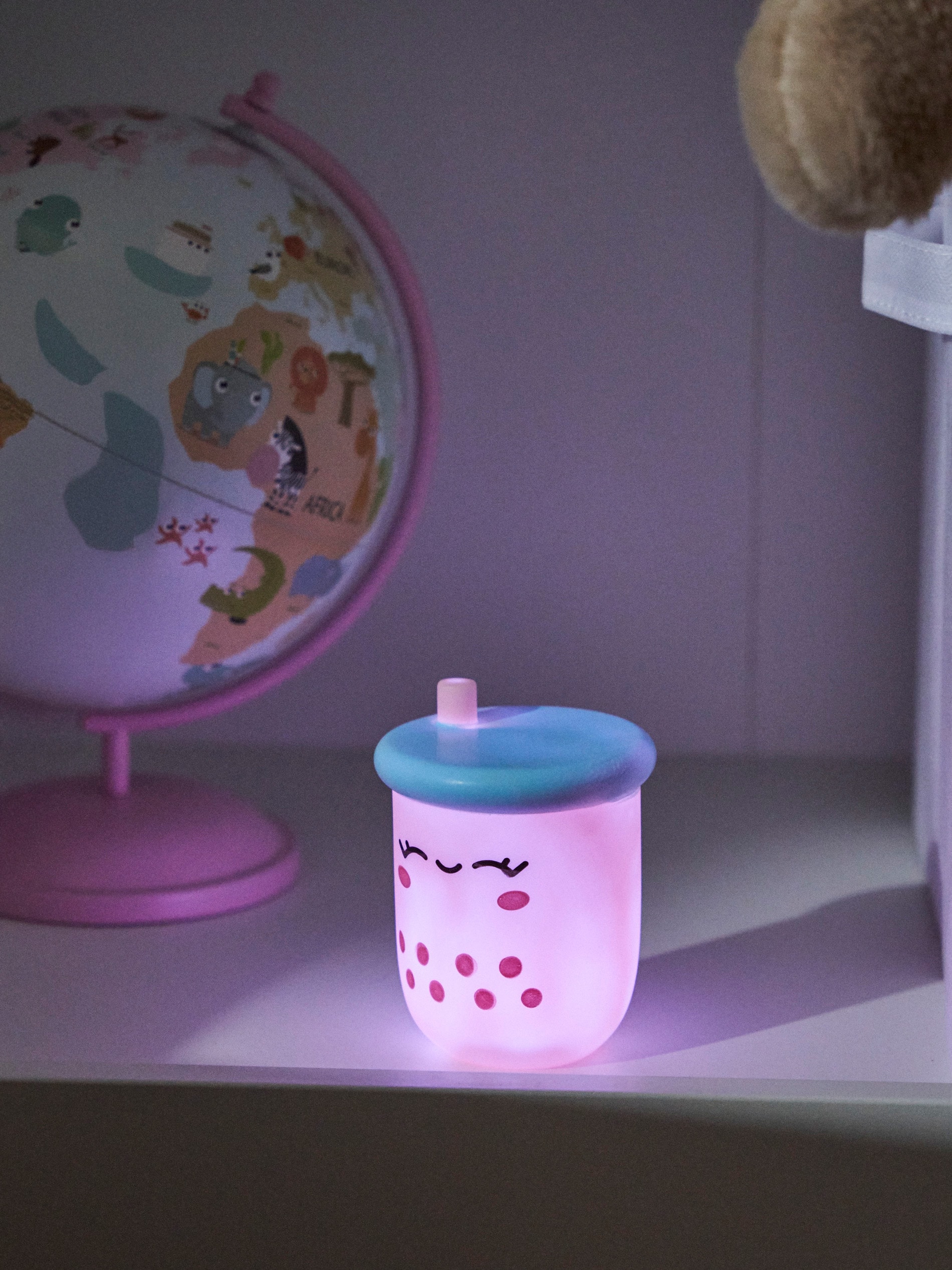 Dekoracyjna lampka LED w kształcie napoju bubble tea