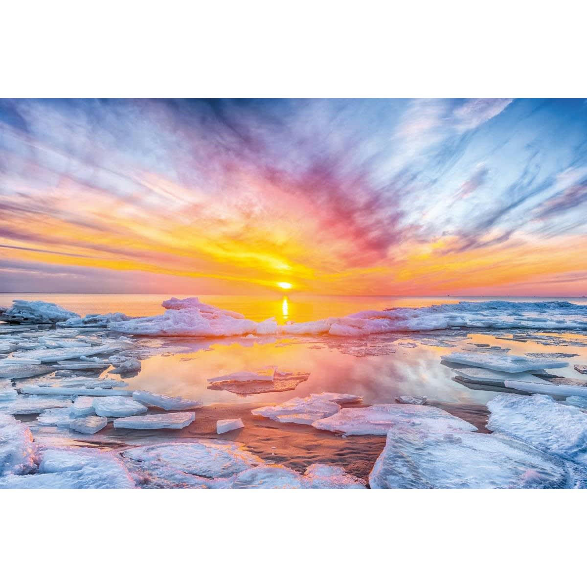 MER - Tableau sur verre mer baltique 45x65 cm