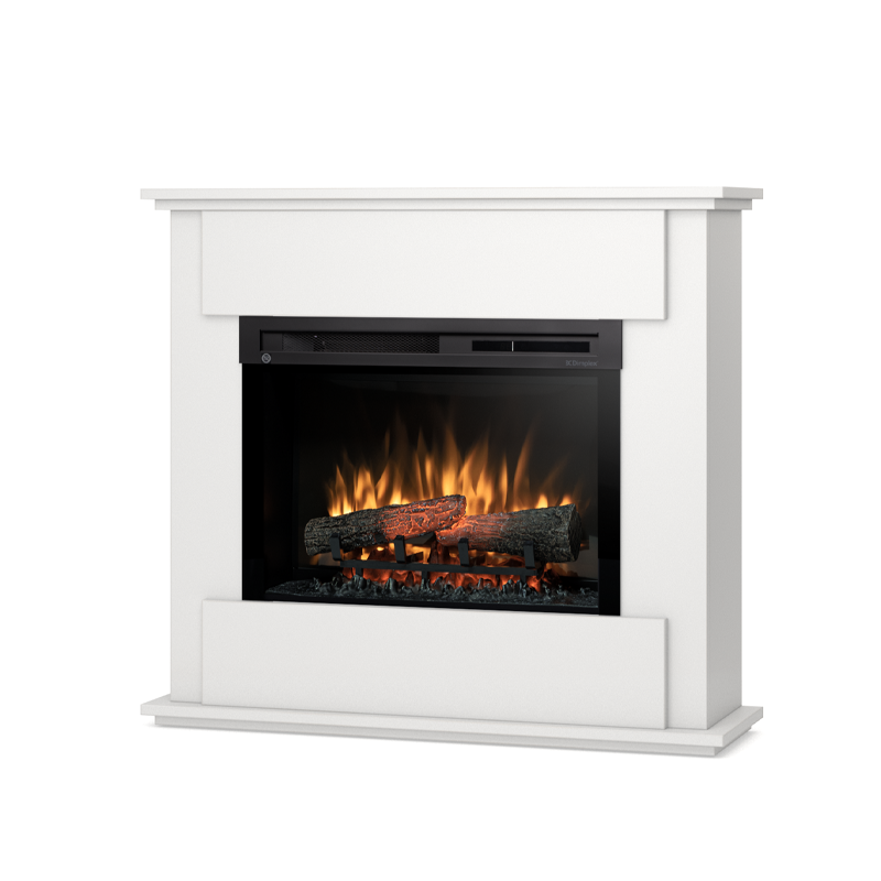 Kominek elektryczny ścienny 26" XHD 1400W grzewczy LED biały Warmtec Fonte