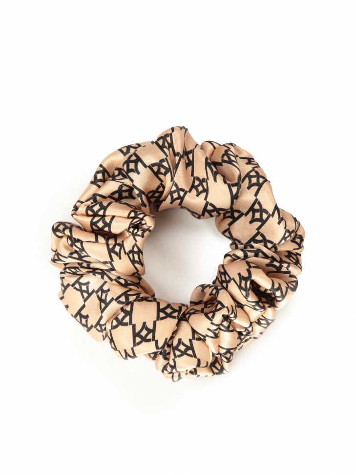 Silk satin rubber band gentle on hair